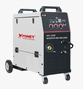 Factory Whole Sales Mig-250 Industrial Welding Machine Multi -Process Three Phase 380V Build In Wire Feeder Gas Welder
