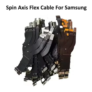 Spin Axis Flex Hinge Cable For Samsung Z Fold 7 Flip7 Flip 6 5 Fold4 3 F741 F966 F731 Main Board LCD Connector Rotary Shaft Flex