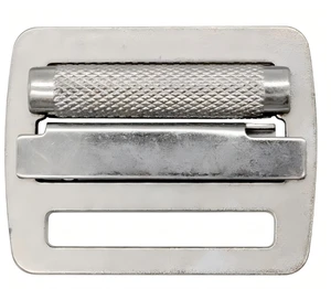 45MM Steel Side Release Anchor Buckle 18KN Breaking Strength Wholesale Harness Quick Connect Clips Tongue Belt Buckle