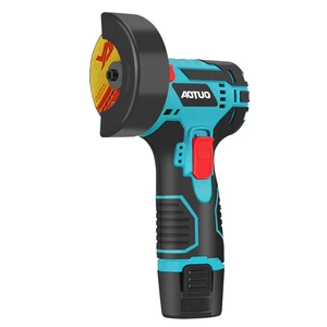 Aotuo Mini Electric Cordless Angle Grinder Brushless Motor Li-ion 1300mAh Battery 110-240V Industrial DIY Grade Heavy Duty