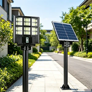 1200W LED Solar Street Light IP65 Waterproof 6000LM