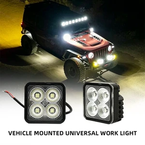 3 Inch 4LED Off Road Work Light IP67 Waterproof 10-30V Spot Flood Combo Driving Lamp For 4x4 SUV ATV Truck Trailer
