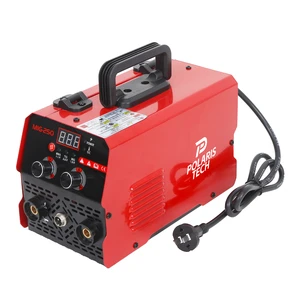 No Gas MIG-250 Multi-Process Welder 3-in-1 MIG+TIG+MMA 250Amp Portable Welding Equipment CE Certified for Global Export
