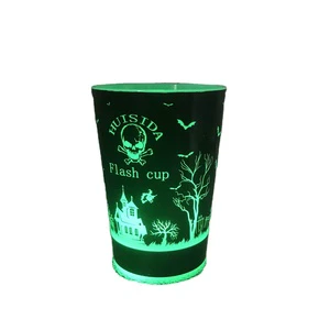 Customizable 12oz Eco-Friendly LED Illuminated Drinking Tumbler Promotional Party Water Sensor Cup with Glowing Feature