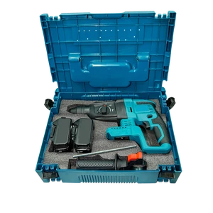 Kit MKT Herramientas DHR242 Martillo Rotativo 18V Brushless, 2 BaterIas 6.0Ah BL1860B + Caja Portaherramientas