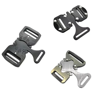 Wholesale High Quality Metal Side Release Buckle Tactical Belt Webbing Buckle Double-Plug Tactical Buckle