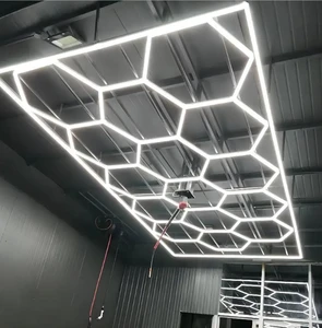 Customized Shopping Mall 4s Car Store Hanging Mounted Steel 30w 4ft Linear Fixture Led Garage Light
