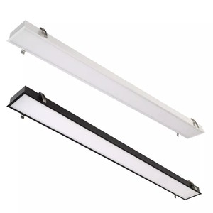 Embedded Grille Long Strip Light Shell Concealed Hotel Recessed Linear Light Washing Wall Tube Spotlight