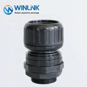 Winlink M32 1.5 Thread PA/Nylon High Quality Flexible Rotary Joint Pipe Connector for Robot Corrugated Tube