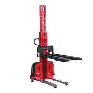 Self Loading Stacker Machinery 0.5ton 1 Ton 1.3m 1.6 Meter Semi Electric Self Lifting Stacker Unloading Apilador Electrico