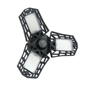 New Garage Ceiling Light 60w Deformable Led Garage Light with 3 Panel Ceiling Light