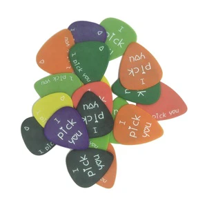 Wholesale High Quality Color Printed Custom Logo Colorful Personalized Delrin-Tortex Durable Waterproof Bass Acoustic/Electric