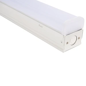 DLC Listed 4FT LED Low Bay Linear Strip Light Fixture
