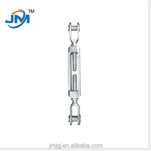 Power Accessories Hook Eye Heavy Duty Carbon Steel Turnbuckle Open Body Turnbuckle Type Thimble Eye and Plate