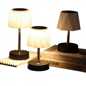 Drop Shipping Nordic Modern Minimalist Style Touch Control Plastic Shade Table Lamp for Living Room Guest Room Bedside Decor