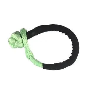 Hot Selling Customized Soft Shackle Winch Shackle Uhmwpe Knotted Rope Synthetic Rope Shackle for Recovery Emergency Tool Kit