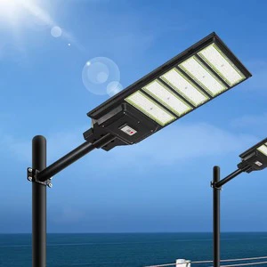 All-Night Waterproof Outdoor Solar Street Light with Remote Control IP68 All-in-One for Road Application LED Lights