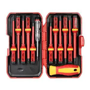 13pcs 1000V Insulated Precision Screwdriver Set Durable Electrician Tool Kit