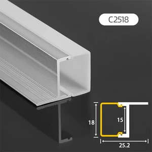 IP65 Waterproof V Shape LED Linear Aluminum Profile for Architectural and Commercial Lighting