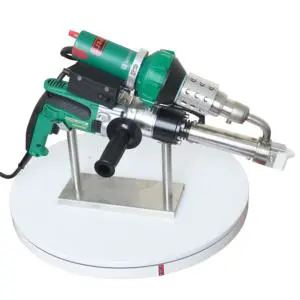 3600W HIKOKI Motor Double Heating System Plastic Hand Held Extrusion Welding Gun Extruder For PP/PE/HDPE