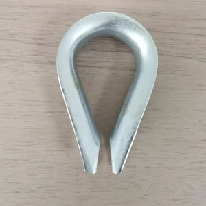 Factory Wholesale Heavy Duty Wire Rope Thimble for Rope Clamp Application