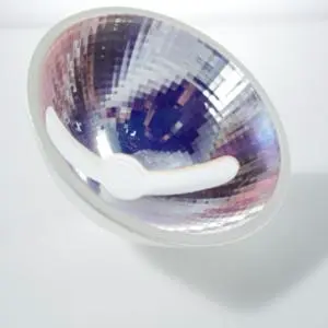 Customizable Anti-Glare Orange Peel Finish Glass Aluminum LED Reflector Bowl for High Bay Flood Lights LED Lenses Reflectors