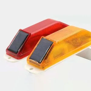 Hot Products Solar Contour Marker Guardrail Warning Light Traffic Barrier Strobe Lamp Warning LED Lights