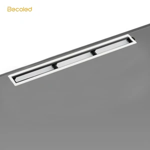 Commercial LED Linear Light Pendant Surface Mounted LED Grille for Indoor Office Aluminum Body