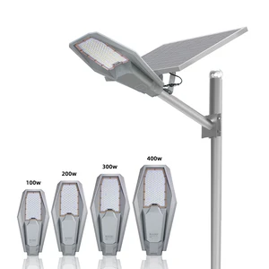 2023 New Interstellar 200w 250w 300w 400w 500w IP66 DC Solar Led Street Light