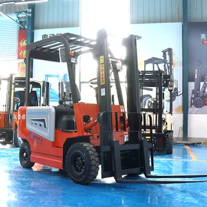 Wholesale Customized 2T Battery 4 Wheel Compact Mini Stacker Electric Forklift For Warehouse Stacking