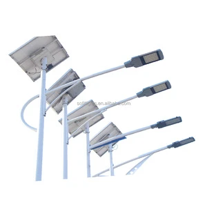 Street Solar Light with Pole Set Mounted Street Light Bracket