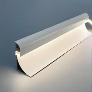 Easy Installation Linear Slot LED Wall Washer Aluminum Body Corner Skirting Lamp Lights Honeycomb Panel Type Water/Fire