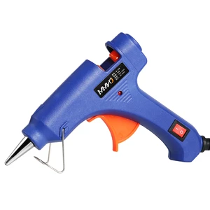 Hot Glue Gun 20W Glue Gun with Switch Hot Glue Gun Blue with Indicator Light