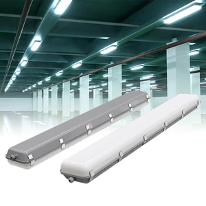 Outdoor Dimmable LED Tri-Proof Light Fixture with Motion Sensor Vapor Tight Emergency Lamp
