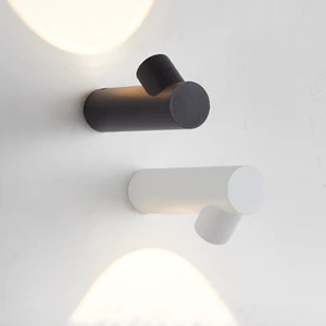 Minimalist Nordic IP65 IP54 Simple Modern LED Art Bamboo Wall Lamp Cylinder Shape for Bedroom Staircase Corridor Creative Decor