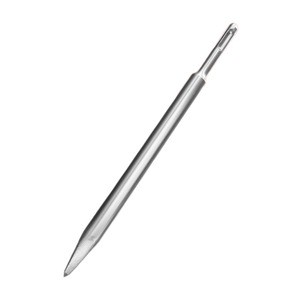 Industrial Grade Round Handle Four-Flute Electric Hammer Chisel Carving Tool Set 14*250mm Alloy Steel Tip 50kN Force