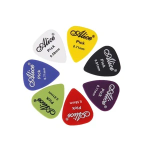 Alice 100PC Boxed Electric Folk Guitar Picks ABS Mixed Pick 6 Different Thicknesses Stringed Instruments Parts Accessories