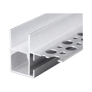 38*23mm Customized LED Double-Sided Embedded Linear Light Aluminum Alloy Groove Anodized for Living Room Ceiling Main Light