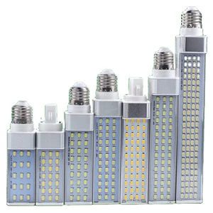 G24 E27 Led Lamp Bulb 8W 10W 12W 14W 16W 18W 2835 Light Warm White/Cool White Spotlight 180 Degree Horizontal Plug Light
