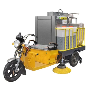 Baiyi-T6 Small Leaf Collection Tricycle Fast Electric Tricycle Leaf Suction Pick up Machine