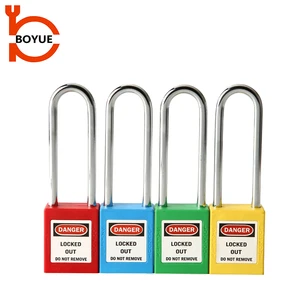 Boyue Factory-Supplied Steel Shackle Padlock with Key Unlock Secure Lock for Various Applications on Boyue Brand Products