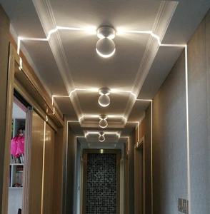 LED Window Sill Light Corridor Light Ray Door Frame Line Wall Lamps Surface-mounted Linear Recessed Wall Lights for Hotel Aisle
