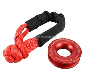004 10mm, 12mm, 14mm,16mm ,18mm Soft Shackle for Heavy Duty Kinetic Recovery&Tow Rope Used