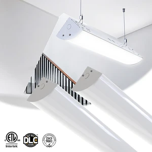 Linear LED Low Bay Light with Motion Sensor CCT Selectable Commercial Stairwell Fixture