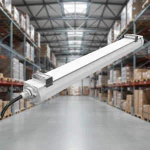 20W 40W IP65 Waterproof LED Tri-proof Light PC Material Fixture 3cct for Outdoor Lighting