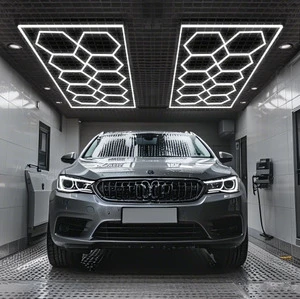 High Lumen White Color 632W LED Honeycomb Hexagon Garage Light for Workshop Use