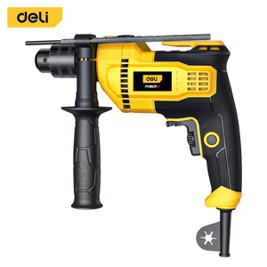 Deli EDL-CZ13-E6 Red Power Tool Electric Pick Heavy Duty High Power Through Wall Impact Concrete Slotting Multi-functional