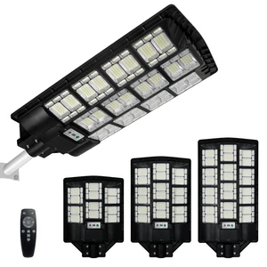 Black ABS Material Solar Street Light with Radar Induction High Power for All for Road IP65 Rated One Choice