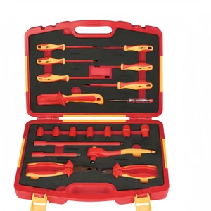 High Quality Tool Maintenance VDE Insulated Slotted Screwdriver 1000V Insulated Electrician 20PCS Insulated Kit Tool Set