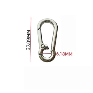 Wholesale Metal Keychain Clasp Clip Hook Carabiner Spring Buckle